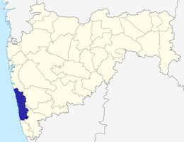 District de Ratnagiri - Carte