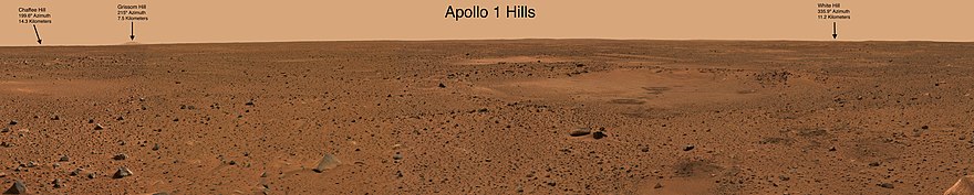 Apollo Hills panorama from the MER-A landing site Main Apollo Hills.jpg