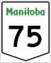 Provincial Trunk Highway 75 marker