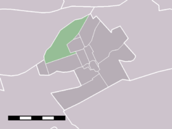 The statistical district of Ruigeweide in the municipality of Oudewater.