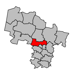 Kanton na mapě arrondissementu Mont-de-Marsan