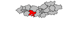 Cantone di Briouze – Mappa