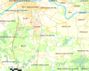 Poziția localității Saint-Cyr-en-Val