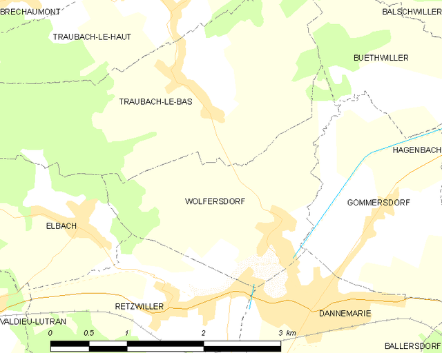 Poziția localității Wolfersdorf