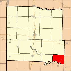 Location in Bates County