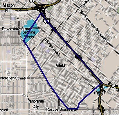 How to get to Arleta, La with public transit - About the place