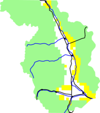 Map of Chaffee County, Colorado