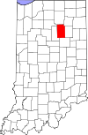 Map of Indiana highlighting Wabash County.svg