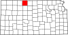Map of Kansas highlighting Phillips County.svg