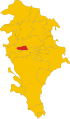 Collocatio finium Municipii Cassari in Provincia Regionali Syracusana.