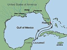 Route of 70000 Tons of Metal 2011 Map of the 70000 Tons of Metal Cruise.jpg