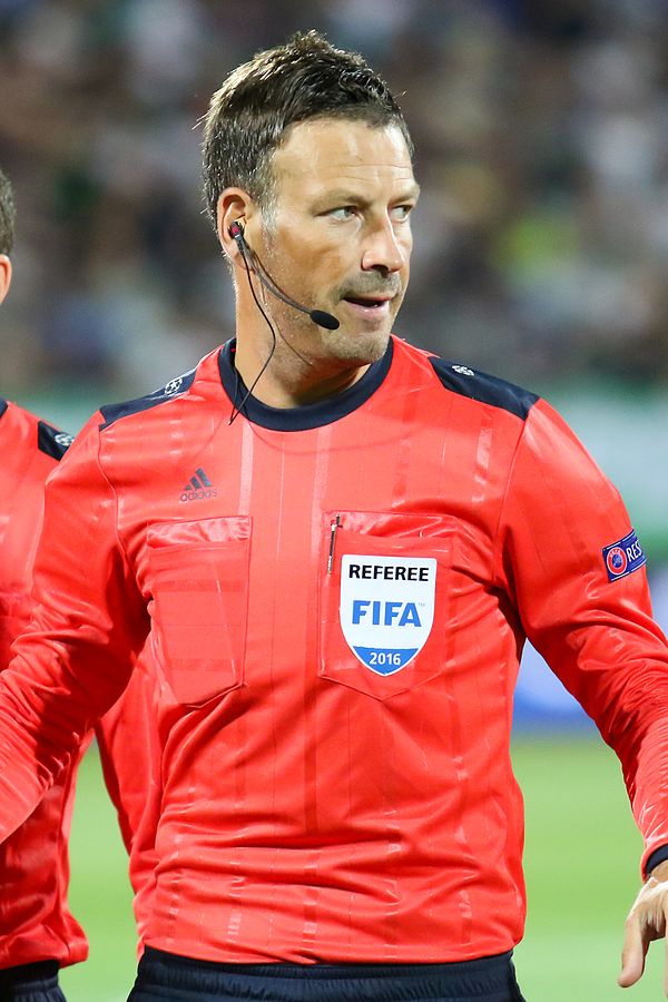 Mark Clattenburg was the match referee.