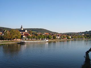 Marktheidenfeld Town in Bavaria, Germany