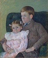 Gardner and Ellen Mary Cassatt (pastel, 1899), Metropolitan Museum of Art.