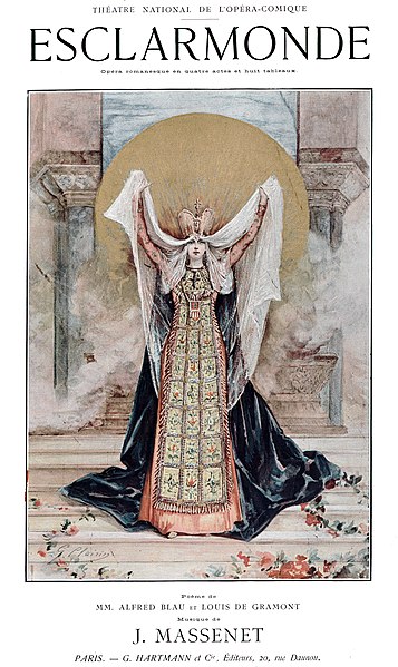 File:Massenet - Esclarmonde - Poster by Georges Clairin, 1889.jpg