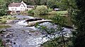 Matoušovský mill and weir on the Lužnice near Tábor