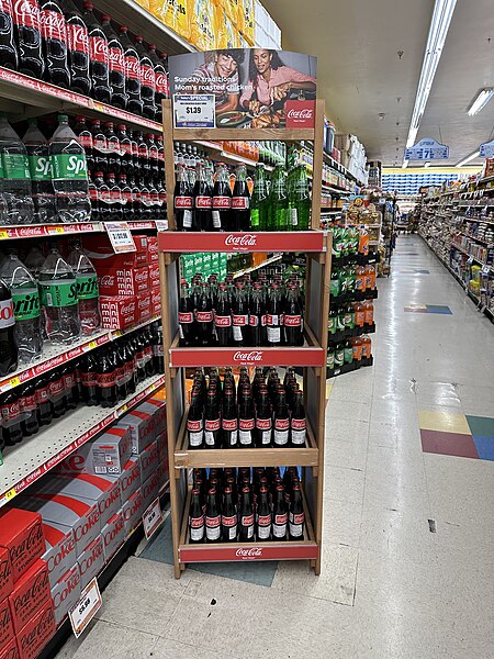 File:Mexican Coke and Sprite in West Miami FL grocery, August 2023.jpg
