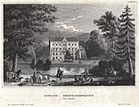 Ansicht von Schloss Reinhardsbrunn 1838