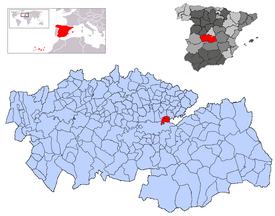 Situación del término municipal de Mocejón
