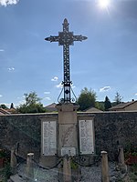 monument aux morts du cimetière de Priay