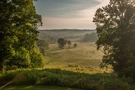 Morning at the Hamilton Valley located just outside of Mammoth Cave National Park