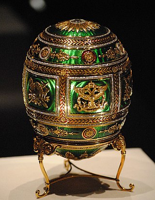 <span class="mw-page-title-main">Napoleonic (Fabergé egg)</span> 1912 Imperial Fabergé egg