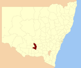 Comté de Narrandera - Carte