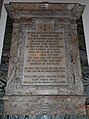 Memorial to Neil Primrose at Christ Church, Epsom Common