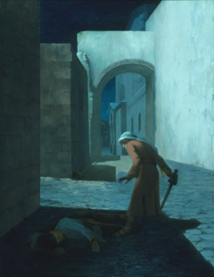 Nephi and Laban, by Herman Hugo Haag.png