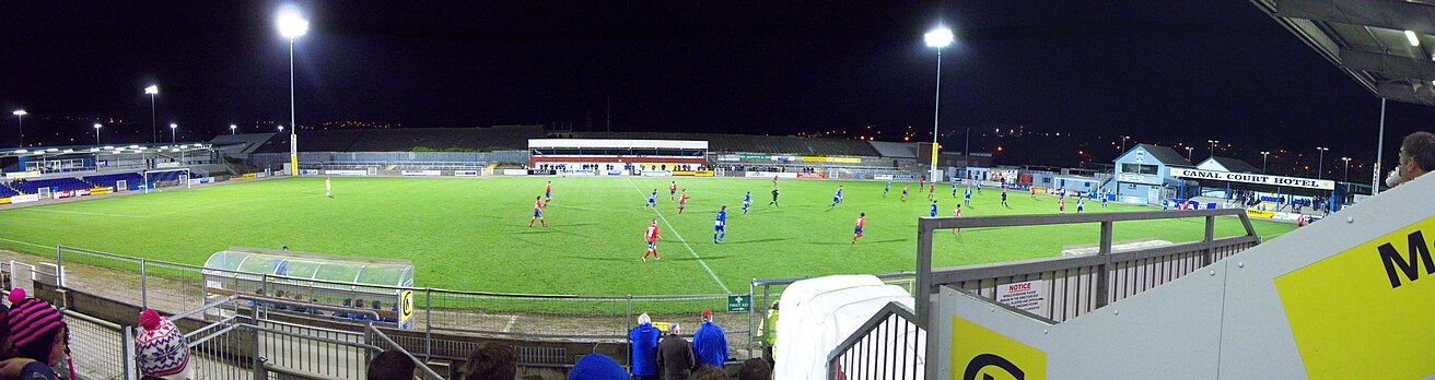 Showgrounds'un panoramik görünümü.