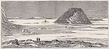 North Star Bay, Wolstenholme Sound, showing the winter quarters of HMS North Star, 1849-50. The Graphic 1875 North Star Bay, Wolstenholme Sound, showing the winter quarters of HMS 'North Star', 1849-50. Sketches from Nature in the Arctic Regions - The Graphic 1875 (cropped).jpg