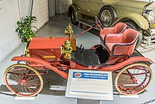 A 1908 "Browniekar" cycle-car on exhibit at the Northeast Classic Car Museum, 24 Rexford St., Norwich, NY, 13615 Northeast Classic Car Museum 1908 Browniekar.jpg