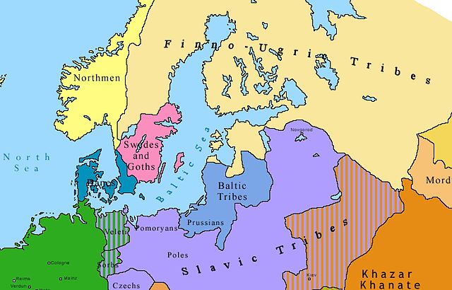 Northern Europe in 814.