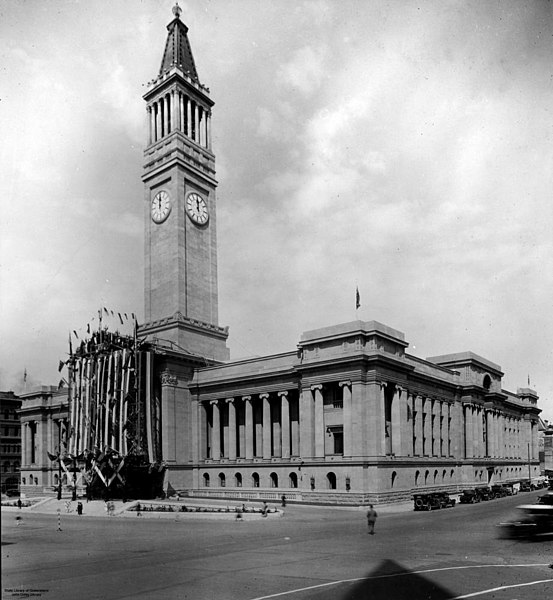 File:Official opening of City Hall Brisbane Queensland 1930 (7960199470).jpg