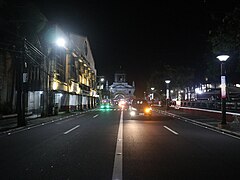 Old Albay District, Rizal Street-Legazpi City Hall night view