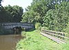 Mengemudi lama Lane Bridge, Macclesfield Kanal, Bosley, Cheshire - geograph.org.inggris - 550105.jpg