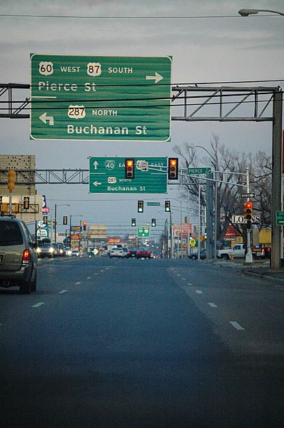 File:Old Route 66 EB at Pierce St, Amarillo.jpg