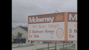 Old bawn Tallaght McInerney builders for sale sign October 1975.png