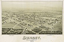 Sunset T.M. Fowler 1890 Old map-Sunset-1890.jpg