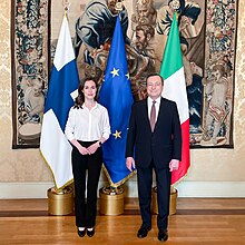 Sanna Marin and Mario Draghi Paaministeri Marin Roomassa 18.5.2022 3.jpg