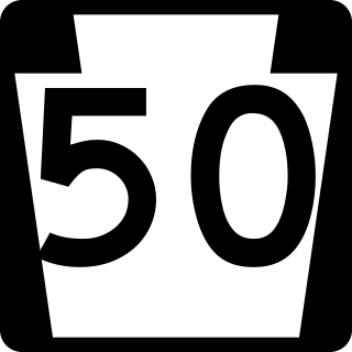 <span class="mw-page-title-main">Pennsylvania Route 50</span> State highway in Pennsylvania, US