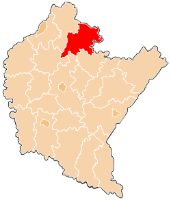 Location within the voivodeship