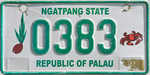 Номерной знак Палау Ngatpang 2012.png