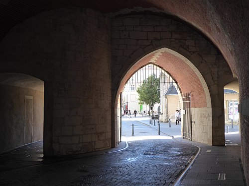 Under the porte de la Craffe in Nancy