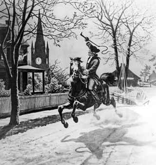 <span class="mw-page-title-main">Paul Revere's Midnight Ride</span> Alert to the American colonial militia in 1775
