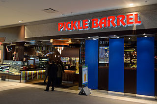 <span class="mw-page-title-main">The Pickle Barrel</span> Canadian restaurant chain