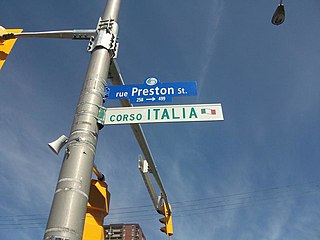 Preston Street (Ottawa) street in Ottawa, Ontario, Canada