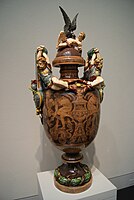The "Prometheus Vase", 1867, in various techniques