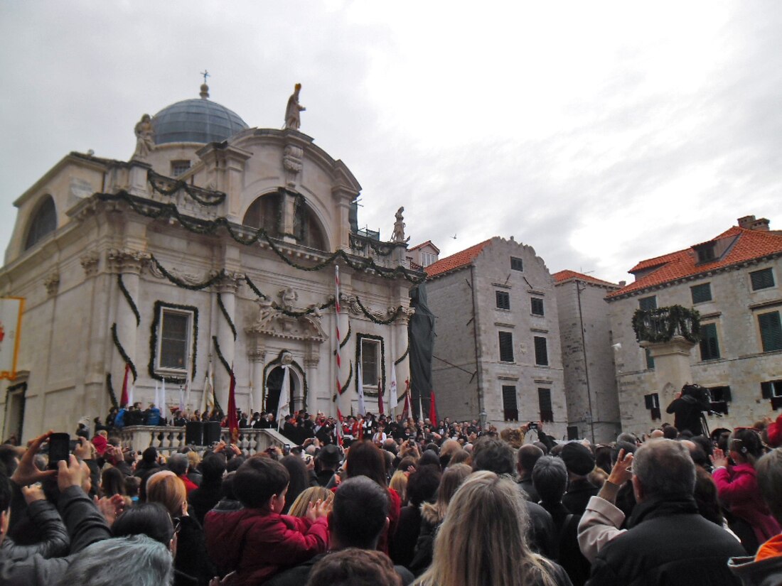 Festivity of Saint Blaise, the patron of Dubrovnik