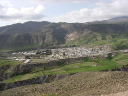 Panoramic view of Putre